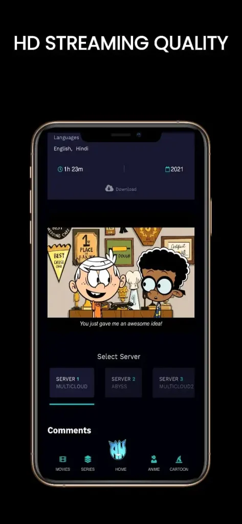 hd streaming quality